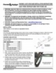 Installation Instructions Anti-fold bar - Paramount™ XD